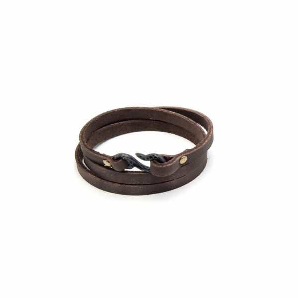 Bracciale multigiri pelle