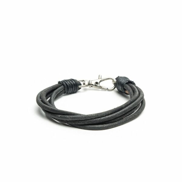 Bracciale fili pelle