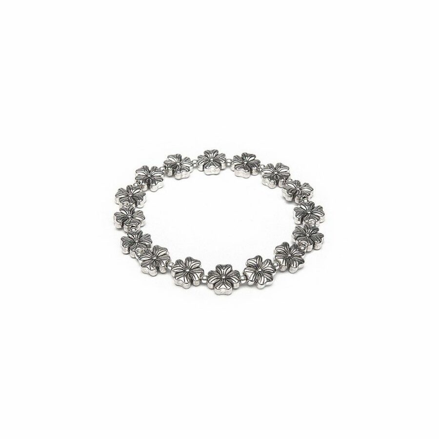 Bracciale elastico fiori