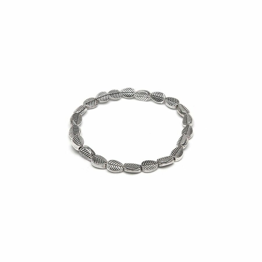 Bracciale elastico foglie piccole