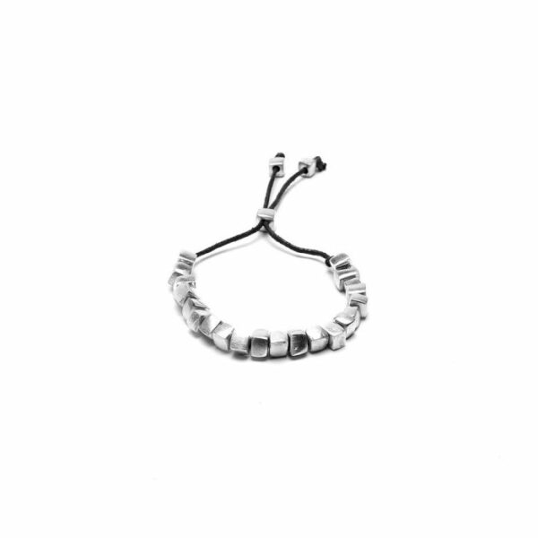 Bracciale filo piccoli cubi